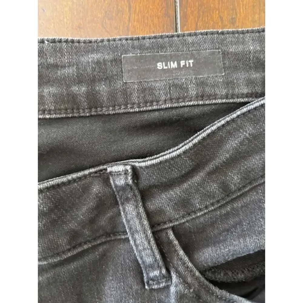 Judy Blue Size 13 x 31 Black Deconstructed Denim Jeans‎